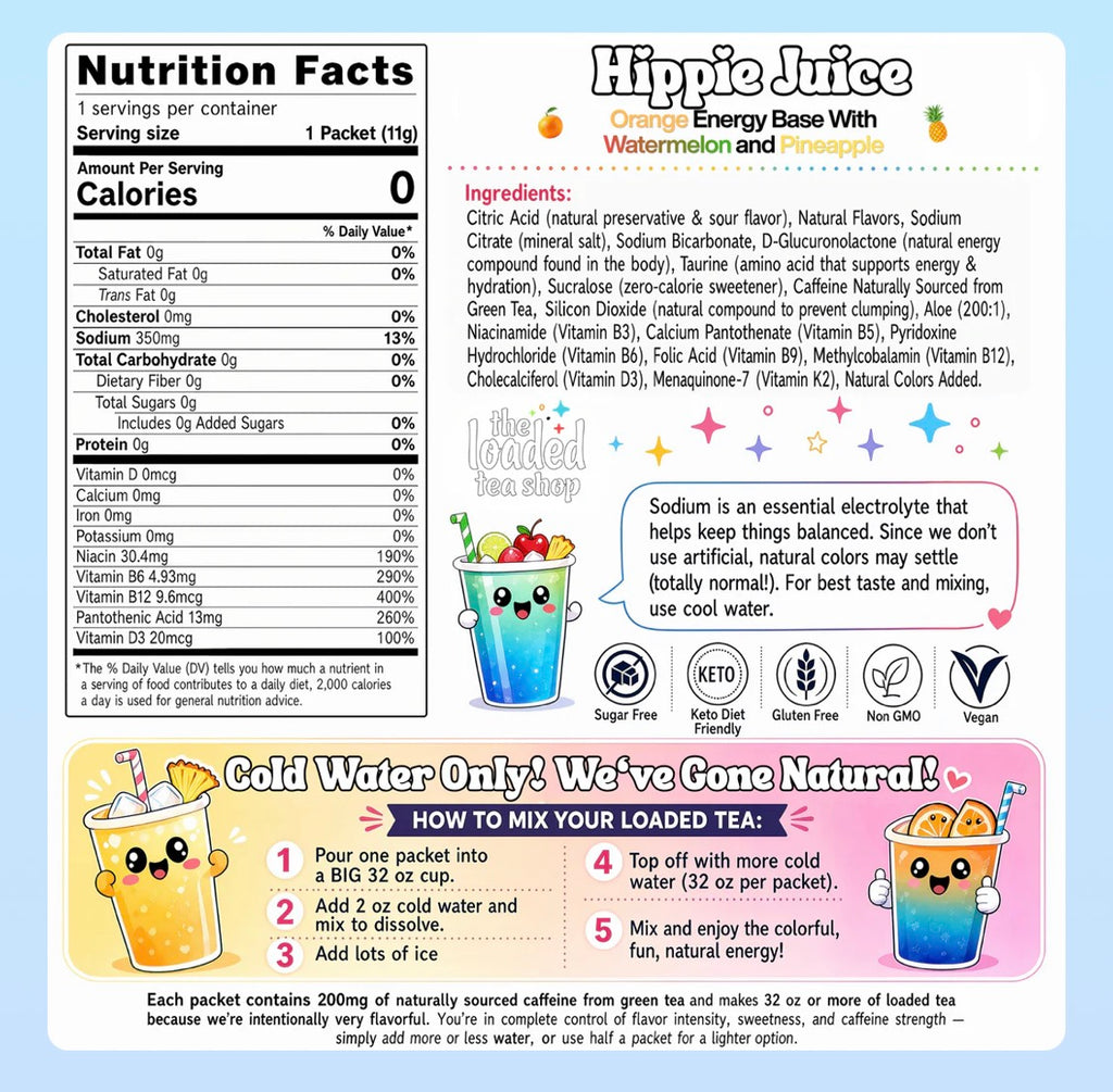 Hippie Juice Loaded Tea