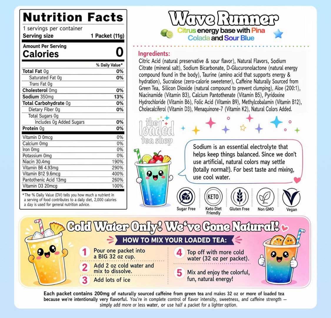 Wave Runner Loaded Tea