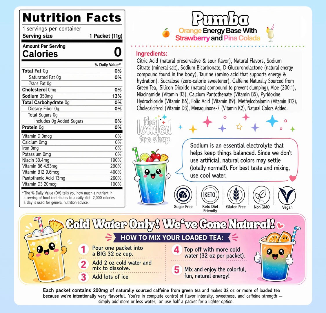 Pumba Loaded Tea