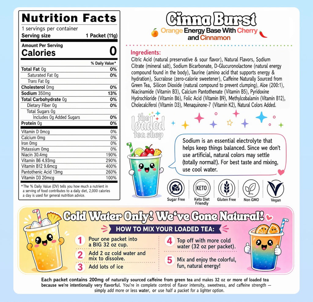 Cinna Burst Loaded Tea