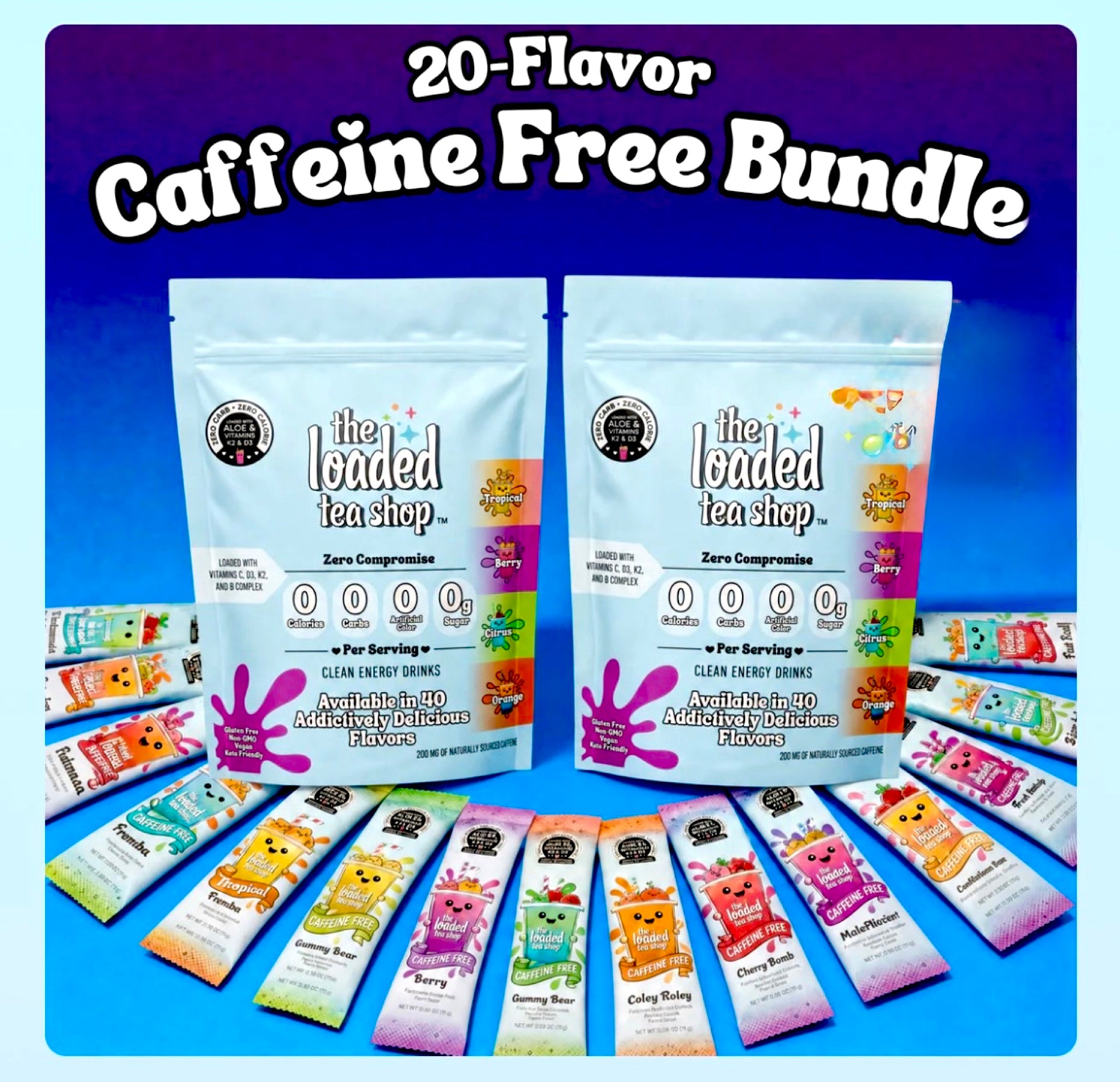 20 - Flavor Caffeine Free Bundle