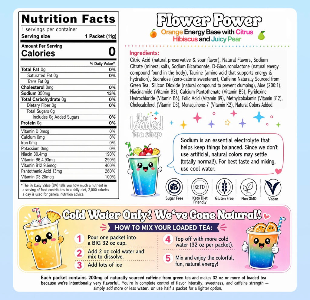 Flower Power Loaded Tea