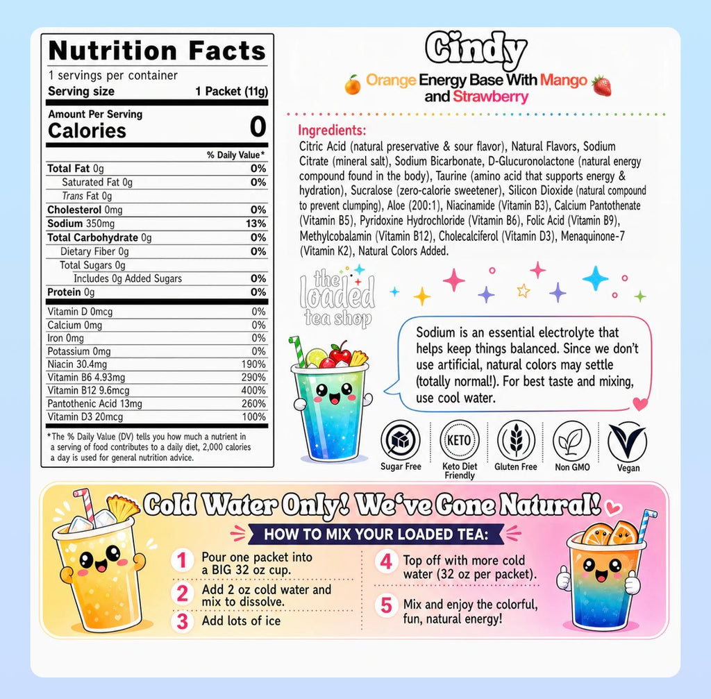 Candy Crush Loaded Tea     (Caffeine Free)