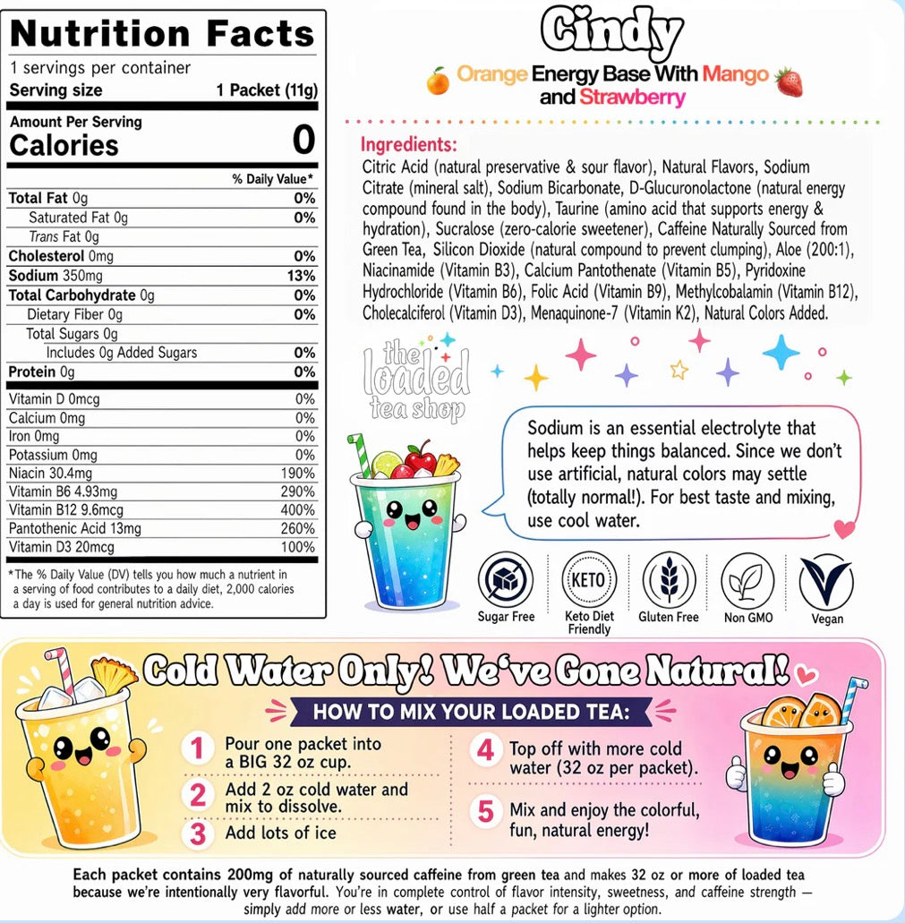 Cindy Loaded Tea